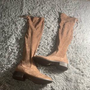 Suede Knee high boots